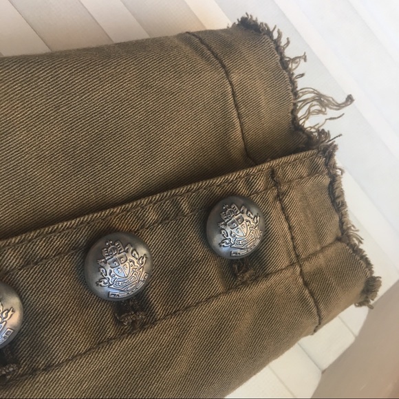 Free People ruffle-hem military jacket - Picture 5 of 8